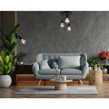 Chericoni Basic Wandlamp - H11 cm - Zwart - 204500030 - sfeerfoto