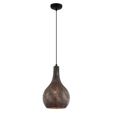 Chericoni Rolo Hanglamp - Ø25 cm H150 cm - Zwart - 151302530 - hoofdfoto