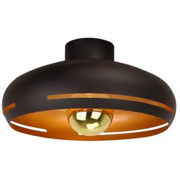 Deze moderne zwarte plafondlamp Striscia heeft een strakke uitstraling. Perfect voor een eigentijdse inrichting.