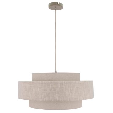 De Trilo hanglamp in beige voegt een vleugje Japandi-stijl toe aan je interieur. Perfect voor een rustige, harmonieuze sfeer.