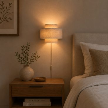 De beige Trilo wandlamp voegt een warme, Japandi-touch toe aan je interieur. Perfect voor een sfeervolle ambiance.