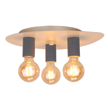 Vibrante rode plafondlamp Colorato met een speelse uitstraling. Perfect voor een energieke sfeer in elke ruimte.