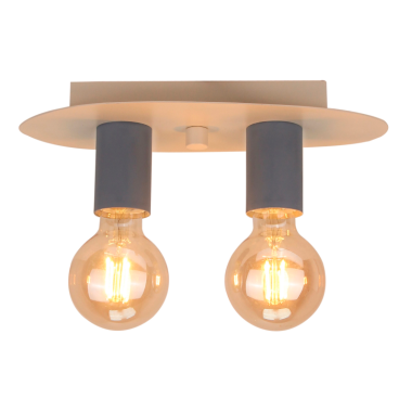 Strakke zwarte plafondlamp Colorato met een modern ontwerp. Perfect voor een eigentijdse sfeer in elke kamer.
