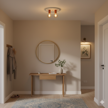 Een zwarte plafondlamp uit de Colorato serie, perfect voor een moderne sfeer. Creëert een warme ambiance in elke kamer.