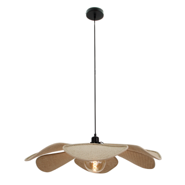 De Corvo hanglamp in natuurlijk design brengt een bohemian sfeer in huis. Perfect voor boven de eettafel of in de woonkamer.