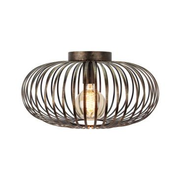Chericoni Curvato Plafondlamp - Ø40 cm H20 cm - Brons - 100884010 - hoofdfoto