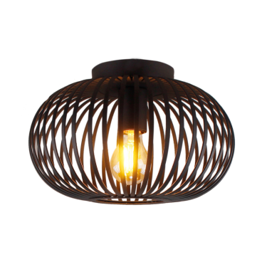 Chericoni Curvato Plafondlamp - Ø30 cm H19 cm - Zwart - 100883030 - hoofdfoto