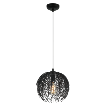 Moderne hanglamp Filo Sottile in zwart met een opvallend design. Ideaal voor een eigentijdse uitstraling in elke ruimte.