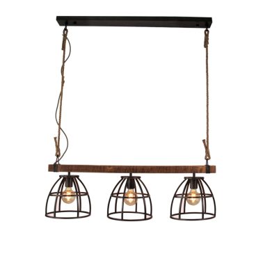 Strakke zwarte hanglamp uit de Frame serie voor een moderne uitstraling. Perfect voor boven de eettafel of in de woonkamer.