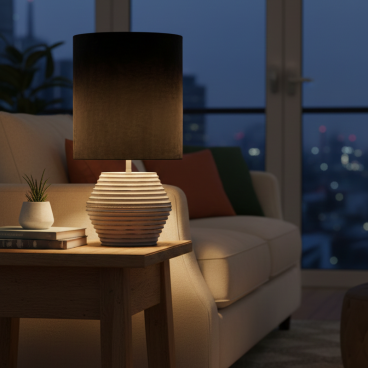 De moderne tafellamp Modena in grijs voegt een sfeervolle touch toe aan jouw interieur. Perfect voor een gezellige avond!