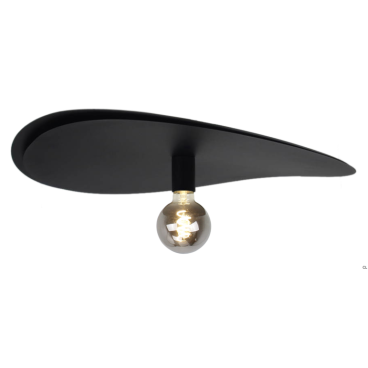 Chericoni Piatto Plafondlamp - Ø62 cm H11 cm - Zwart - 100556030 - hoofdfoto