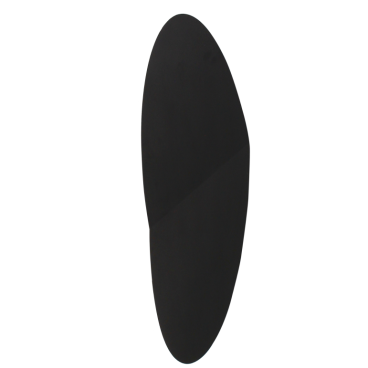 Strakke zwarte wandlamp Piatto met een moderne uitstraling. Ideaal voor sfeervolle verlichting in elke interieurstijl.