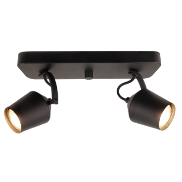 Moderne zwarte plafondlamp Tavola met een strakke vormgeving. Ideaal voor een eigentijdse ambiance in uw interieur.