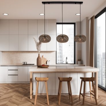 De bruine Weaving hanglamp voegt een landelijke flair toe aan je interieur. Perfect voor een warme, gezellige sfeer.